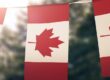 Canada Day Celebrations - Canada flag garland