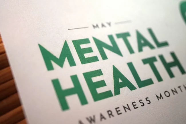 Mental Health Awareness-May 2025 A text that reads: May, Mental Health Awareness Month.